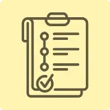 Lista z ikonami punktów i zaznaczeniem na clipboardzie.