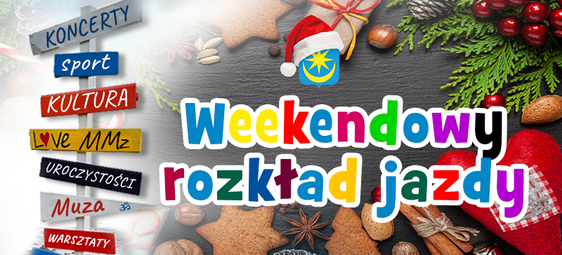 Weekendowy rozkład jazdy 20-22.12.2024